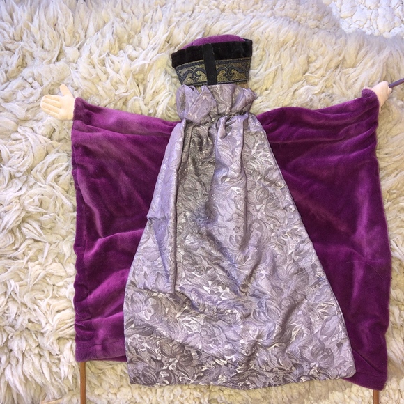 Hand crafted USA artsy beautiful stick puppet 19" - Picture 6 of 7